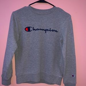Champion grey sweatshirt